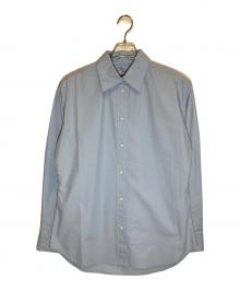 KEYES（キーズ）の古着「Pixel Key Embroidery Dress Shirt」｜ブルー