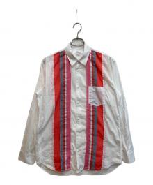 COMME des GARCONS SHIRT（コムデギャルソンシャツ）の古着「パッチワークシャツ」｜ホワイト