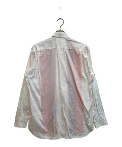 COMME des GARCONS SHIRT（コムデギャルソンシャツ）COMME des GARCONS SHIRT (コムデギャルソンシャツ) パッチワークシャツ ホワイト サイズ:Ｌの古着・服飾アイテム