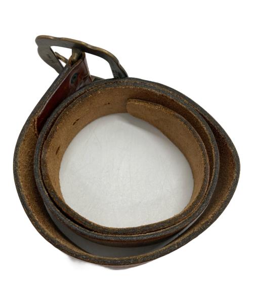 DSQUARED2（ディースクエアード）DSQUARED2 (ディースクエアード) レザーベルト ブラウン サイズ:-の古着・服飾アイテム