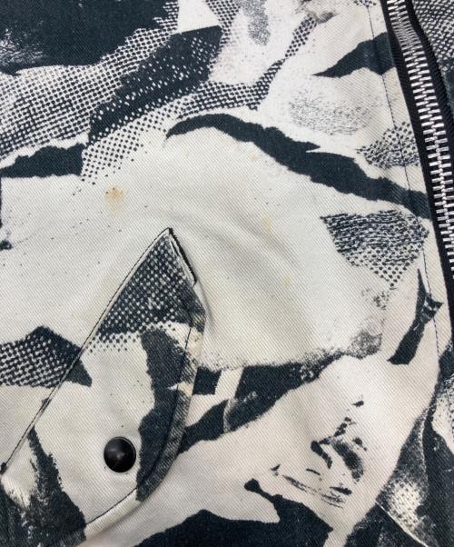 AMBUSH（アンブッシュ）AMBUSH (アンブッシュ) ボンバージャケット ホワイト×ブラック サイズ:Lの古着・服飾アイテム