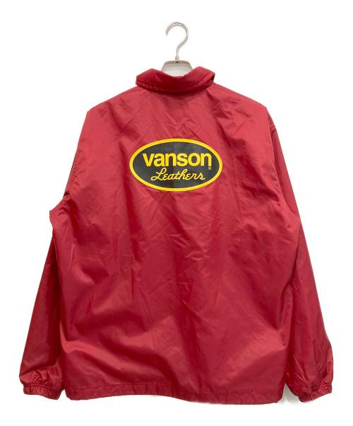 VANSON（バンソン）VANSON (バンソン) MASSES (マシス) NYLON JKT レッド サイズ:Lの古着・服飾アイテム