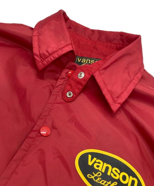 VANSON（バンソン）VANSON (バンソン) MASSES (マシス) NYLON JKT レッド サイズ:Lの古着・服飾アイテム