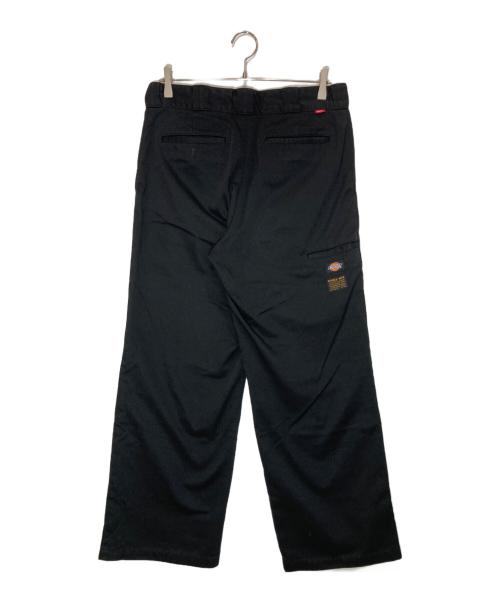 Dickies（ディッキーズ）Dickies (ディッキーズ) AVIREX (アヴィレックス) ダブルニーパンツ ブラック サイズ:32の古着・服飾アイテム