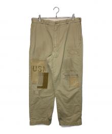 AVIREX（アヴィレックス）の古着「RESTORE COLLECTION ARMY CHINO PANTS "REPAIR CUSTOM"」｜ベージュ