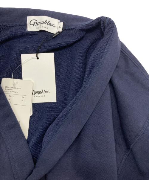 Gymphlex（ジムフレックス）Gymphlex (ジムフレックス) Vネックスウェットカーディガン ネイビー サイズ:Ⅿの古着・服飾アイテム