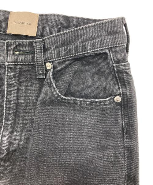 THE SHISHIKUI（シシクイ）THE SHISHIKUI (シシクイ) デニムパンツ ブラック サイズ:23の古着・服飾アイテム