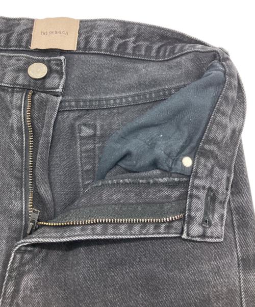 THE SHISHIKUI（シシクイ）THE SHISHIKUI (シシクイ) デニムパンツ ブラック サイズ:23の古着・服飾アイテム