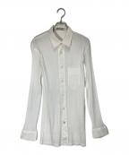 ISSEY MIYAKE MENイッセイミヤケメン）の古着「プリーツシャツ」｜ホワイト