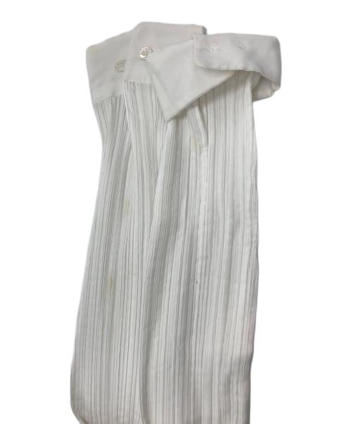 ISSEY MIYAKE MEN（イッセイミヤケメン）ISSEY MIYAKE MEN (イッセイミヤケメン) プリーツシャツ ホワイト サイズ:SIZE Lの古着・服飾アイテム