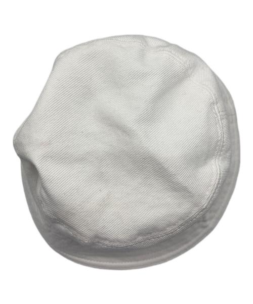 MIU MIU（ミュウミュウ）MIU MIU (ミュウミュウ) バケットハット ホワイト サイズ:Sの古着・服飾アイテム