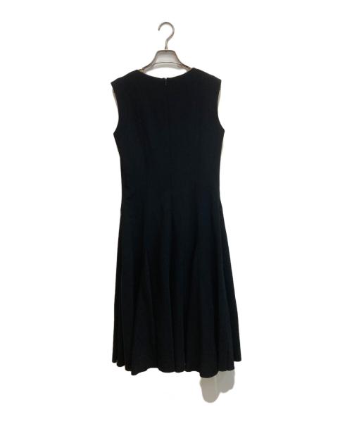 FOXEY（フォクシー）FOXEY (フォクシー) フレアノースリーブワンピース ネイビー サイズ:42の古着・服飾アイテム