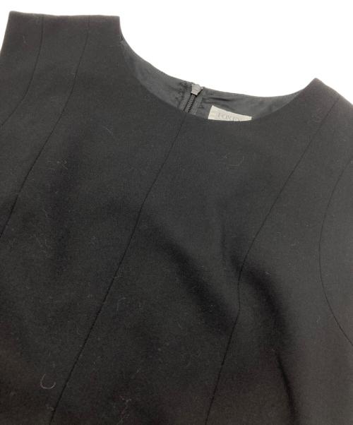 FOXEY（フォクシー）FOXEY (フォクシー) フレアノースリーブワンピース ネイビー サイズ:42の古着・服飾アイテム
