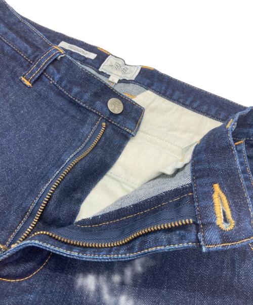 THE CRIMIE（ザ クライミー）THE CRIMIE (ザ クライミー) BORN RUDE STRETCH JAPANEASE SELVEDGE DENIM TAPERED JEANS インディゴ サイズ:Sの古着・服飾アイテム