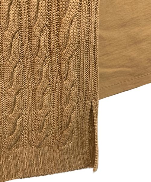 MaxMara（マックスマーラ）MaxMara (マックスマーラ) 切替ニット ブラウン サイズ:Sの古着・服飾アイテム