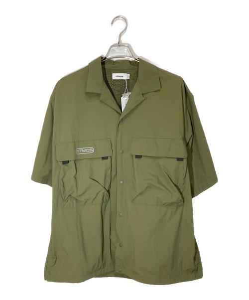 ATMOS（アトモス）ATMOS (アトモス) S/S Nylon Utility Shirt カーキ サイズ:XLの古着・服飾アイテム