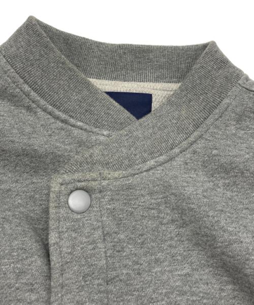 stussy（ステューシー）stussy (ステューシー) スナップスウェットジャケット グレー サイズ:Sの古着・服飾アイテム