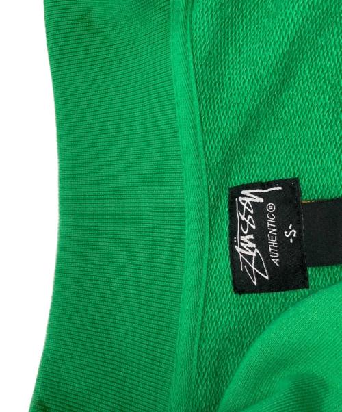 stussy（ステューシー）stussy (ステューシー) スウェットスタジャン グリーン サイズ:Sの古着・服飾アイテム