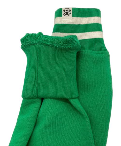 stussy（ステューシー）stussy (ステューシー) スウェットスタジャン グリーン サイズ:Sの古着・服飾アイテム