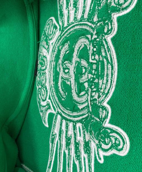 stussy（ステューシー）stussy (ステューシー) スウェットスタジャン グリーン サイズ:Sの古着・服飾アイテム