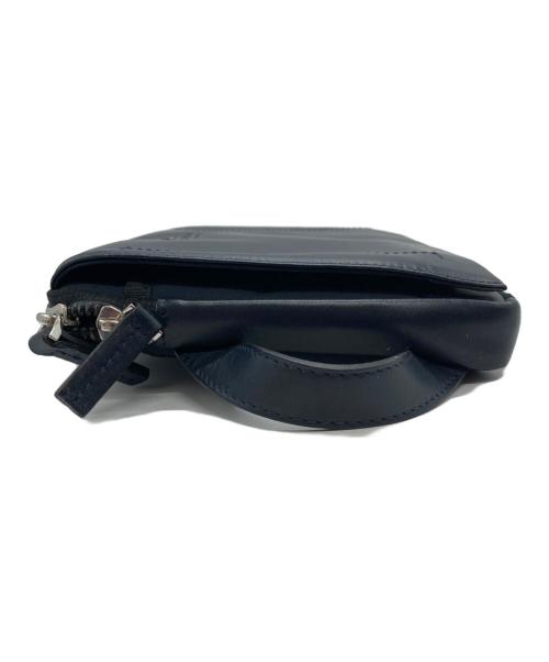 LANVIN COLLECTION（ランバンコレクション）LANVIN COLLECTION (ランバンコレクション) レザー切替2WAYミニショルダーバッグ ネイビー サイズ:-の古着・服飾アイテム