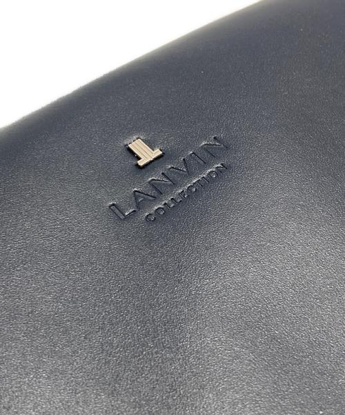 LANVIN COLLECTION（ランバンコレクション）LANVIN COLLECTION (ランバンコレクション) レザー切替2WAYミニショルダーバッグ ネイビー サイズ:-の古着・服飾アイテム