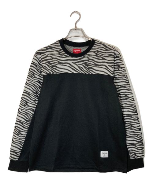 SUPREME（シュプリーム）Supreme (シュプリーム) Zebra L/S Top ブラック サイズ:Sの古着・服飾アイテム