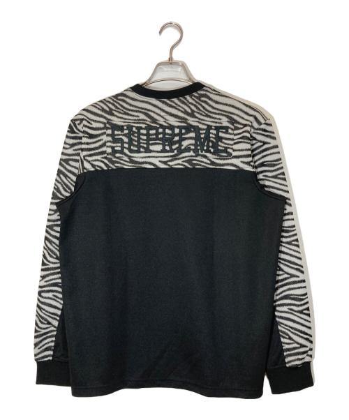 SUPREME（シュプリーム）Supreme (シュプリーム) Zebra L/S Top ブラック サイズ:Sの古着・服飾アイテム