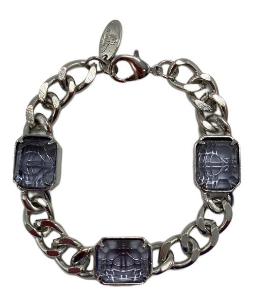 Vivienne Westwood（ヴィヴィアンウエストウッド）Vivienne Westwood (ヴィヴィアンウエストウッド) ストーンブレスレット シルバー サイズ:-の古着・服飾アイテム