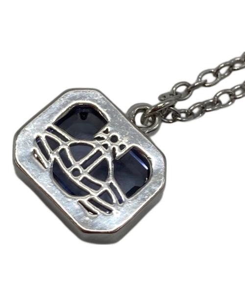 Vivienne Westwood（ヴィヴィアンウエストウッド）Vivienne Westwood (ヴィヴィアンウエストウッド) ストーンネックレス ブルー×シルバー サイズ:-の古着・服飾アイテム