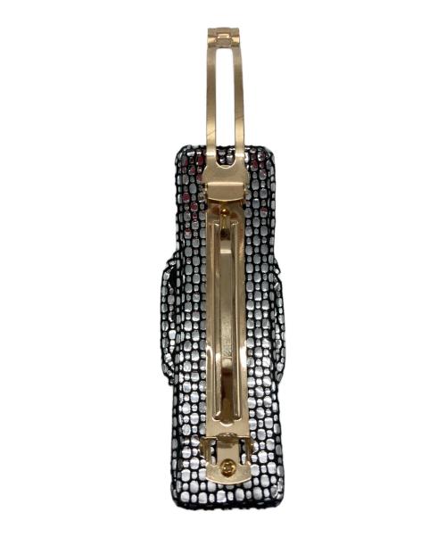 Salvatore Ferragamo（サルヴァトーレ フェラガモ）Salvatore Ferragamo (サルヴァトーレ フェラガモ) メタリックシルバーバレッタ シルバーの古着・服飾アイテム