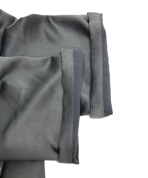 foufou（フーフー）foufou (フーフー) open collar satin blouse / satin flair skirt グリーン サイズ:SIZE 1の古着・服飾アイテム