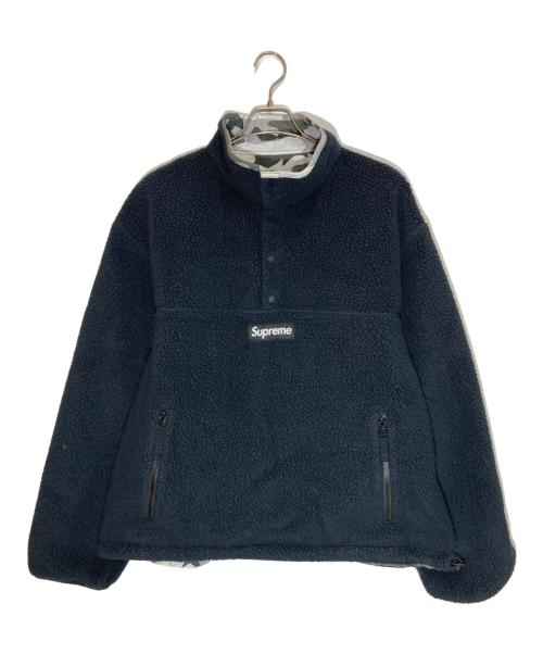 SUPREME（シュプリーム）SUPREME (シュプリーム) Polartec Shearling Reversible Pullover ブラック サイズ:Lの古着・服飾アイテム