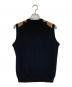 JOHN SMEDLEY (ジョンスメドレー) アーガイルニットベスト ブラック×ブラウン サイズ:SIZE S：6000円