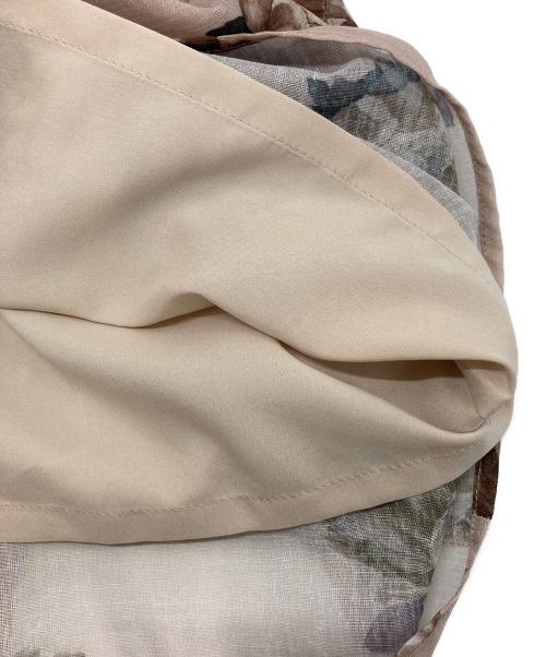 HER LIP TO（ハーリップトゥ）Her lip to (ハーリップトゥ) Sunflower-printed midi dress ベージュ サイズ:Sの古着・服飾アイテム