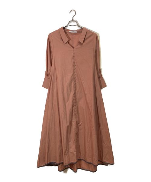 HER LIP TO（ハーリップトゥ）Her lip to (ハーリップトゥ) シャツワンピース レッド サイズ:XLの古着・服飾アイテム