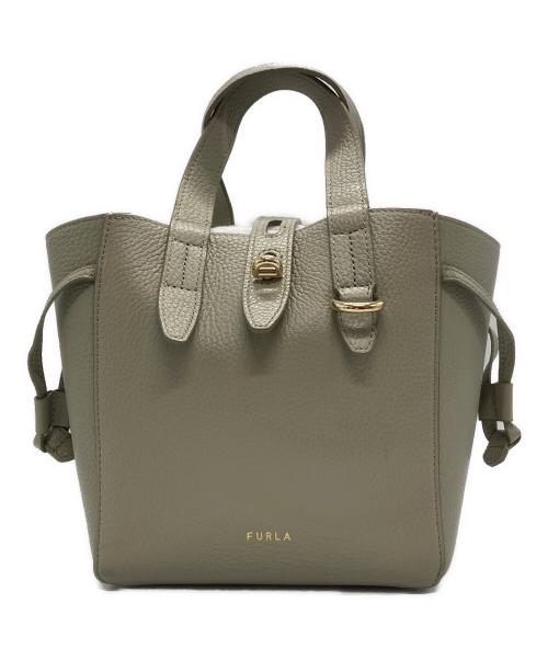 FURLA（フルラ）FURLA (フルラ) ネットミニバッグ グレー サイズ:-の古着・服飾アイテム