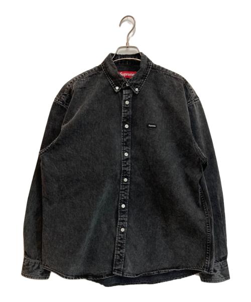 SUPREME（シュプリーム）Supreme (シュプリーム) Small Box Denim Shirt ブラック サイズ:Sの古着・服飾アイテム