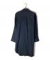ISSEY MIYAKE (イッセイミヤケ) レギュラーカラーロングコットンシャツ ネイビー サイズ:SIZE M：9000円