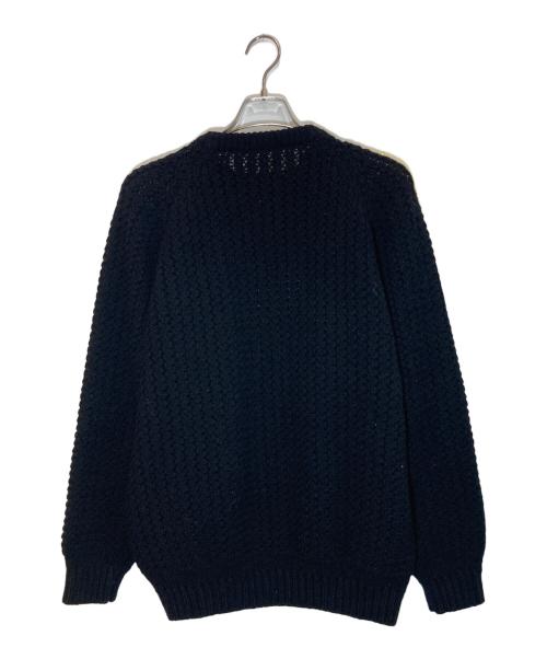 Y's for men（ワイズフォーメン）Y'S for men (ワイズフォーメン) オールドクルーネックウールニット ブラック サイズ:下記参照の古着・服飾アイテム