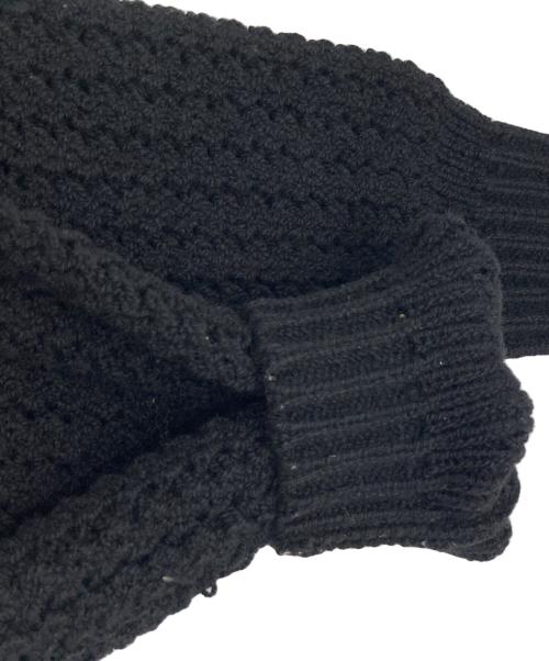 Y's for men（ワイズフォーメン）Y'S for men (ワイズフォーメン) オールドクルーネックウールニット ブラック サイズ:下記参照の古着・服飾アイテム