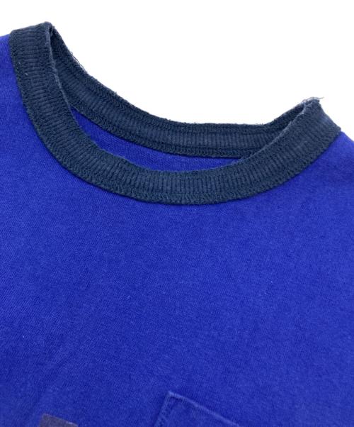 sacai（サカイ）sacai (サカイ) ポケットTシャツ ブルー サイズ:SIZE 2の古着・服飾アイテム