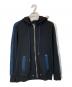 DIESEL（ディーゼル）の古着「ジップパーカー」｜ブラック×インディゴ