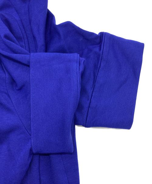 mila schon（ミラ ショーン）Mila Schon (ミラ ショーン) ヴィスコースレーヨン ストレッチワンピース ブルー サイズ:40の古着・服飾アイテム