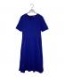 Mila Schon（ミラ ショーン）の古着「ヴィスコースレーヨン ストレッチワンピース」｜ブルー
