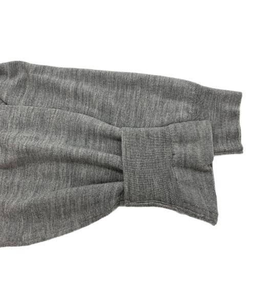 JOHN SMEDLEY（ジョンスメドレー）JOHN SMEDLEY (ジョンスメドレー) メリノウールVネックカーディガン グレー サイズ:XLの古着・服飾アイテム
