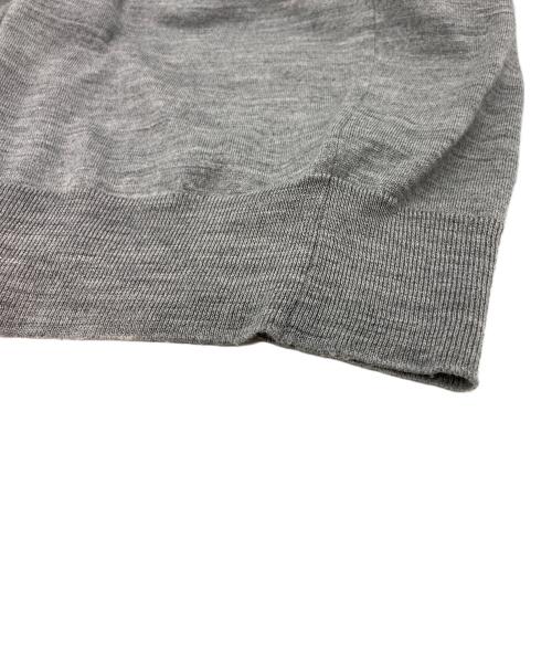 JOHN SMEDLEY（ジョンスメドレー）JOHN SMEDLEY (ジョンスメドレー) メリノウールVネックカーディガン グレー サイズ:XLの古着・服飾アイテム