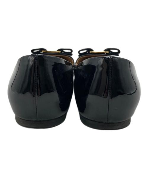 Salvatore Ferragamo（サルヴァトーレ フェラガモ）Salvatore Ferragamo (サルヴァトーレ フェラガモ) ヴァリナ ブラック サイズ:SIZE 6 1/2(約23.5〜24.0cm）の古着・服飾アイテム