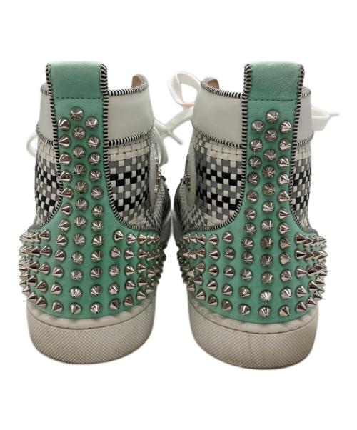 Christian Louboutin（クリスチャン・ルブタン）Christian Louboutin (クリスチャン・ルブタン) LOU SPIKES 2 FLAT マルチカラー サイズ:SIZE 42 1/2の古着・服飾アイテム