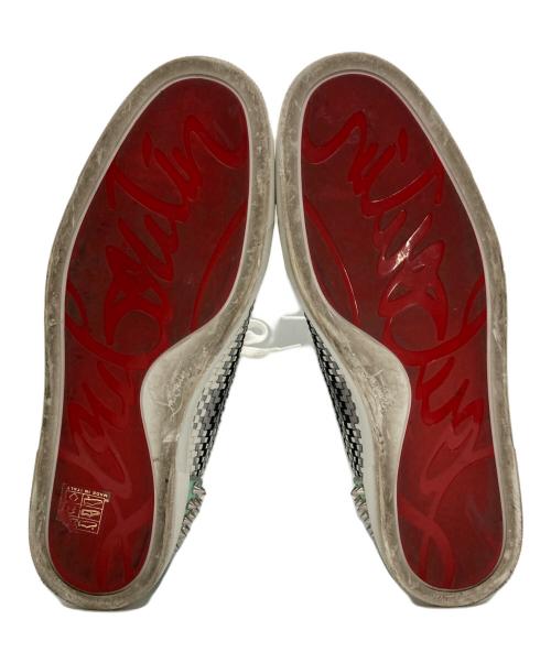 Christian Louboutin（クリスチャン・ルブタン）Christian Louboutin (クリスチャン・ルブタン) LOU SPIKES 2 FLAT マルチカラー サイズ:SIZE 42 1/2の古着・服飾アイテム